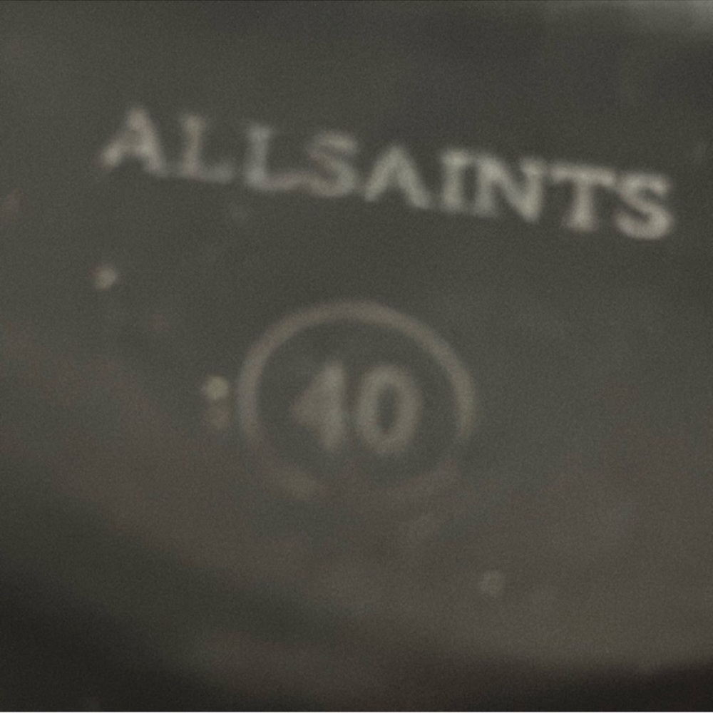 Authentic All Saints designer leather sandals sz 10 Euro 40 - Picture 12 of 16